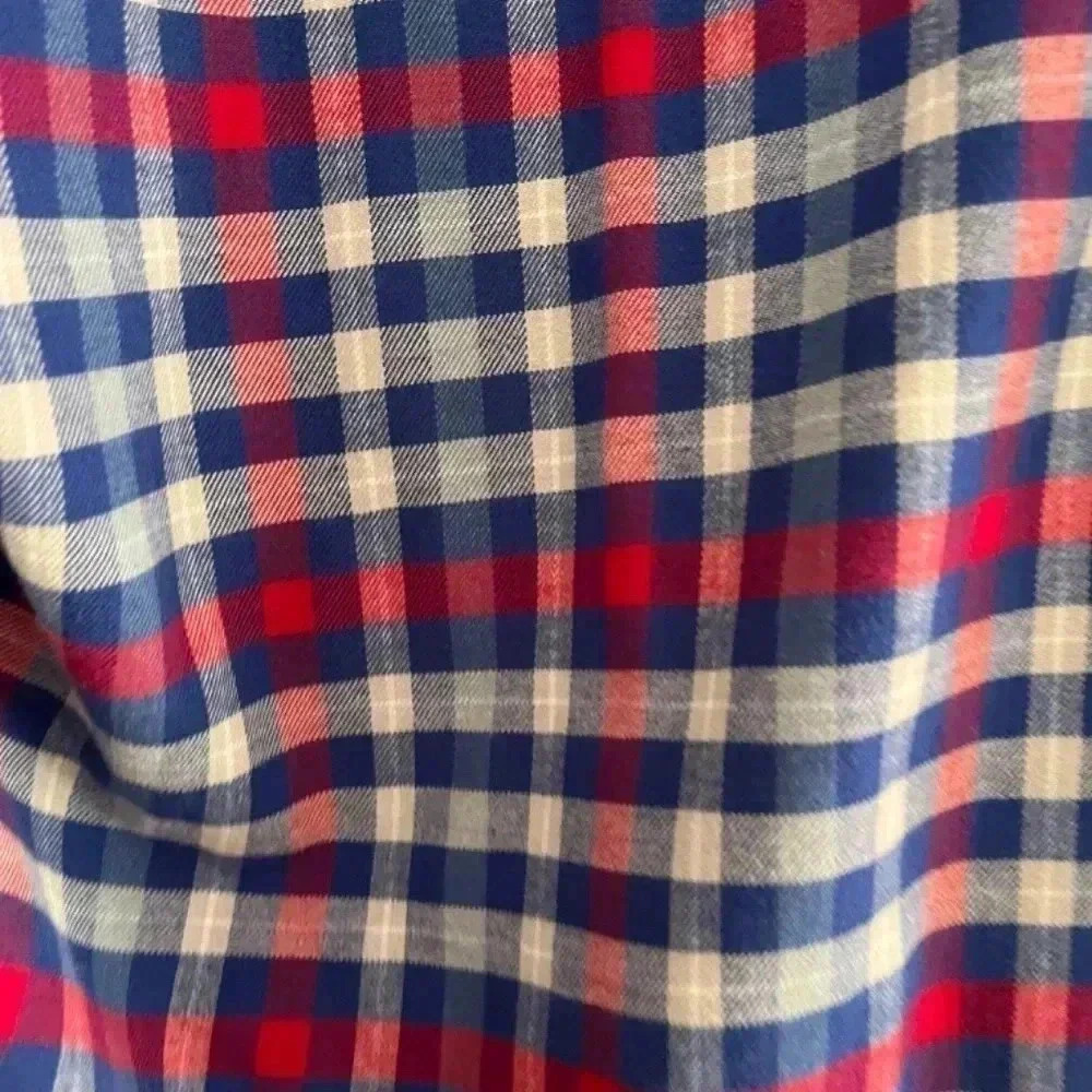 L.L.Bean Fleece-lined flannel shirt NWOT Size L - Picture 6 of 6